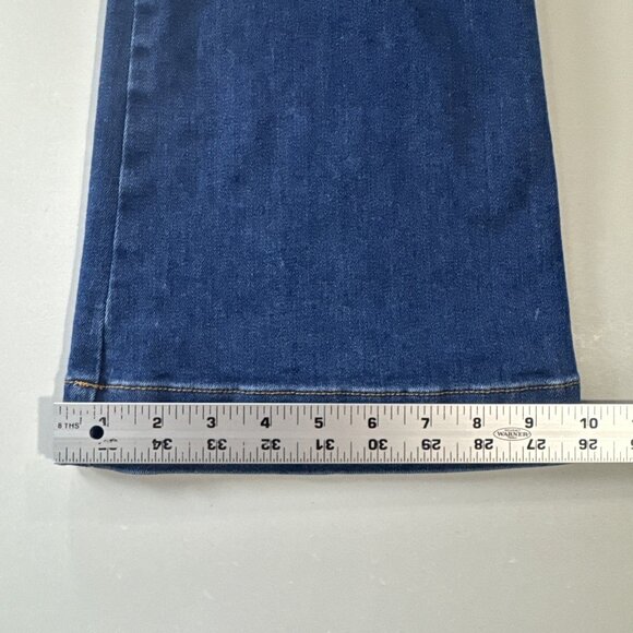 Veronica Beard Jeans Womens 31 Blue Carson High Rise Ankle Flare Stretch Denim - Picture 10 of 11